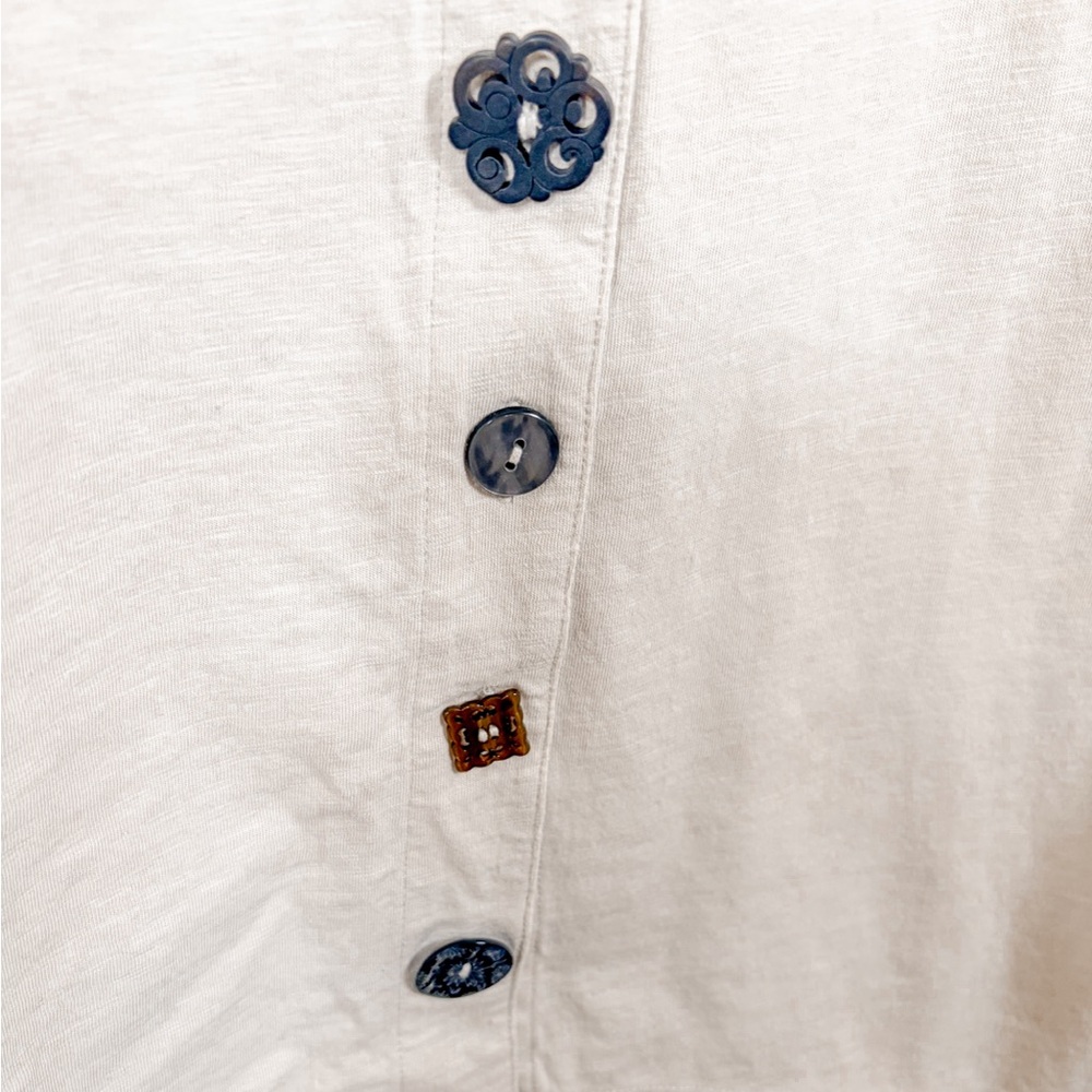 Soft Surroundings Danielle Button Down asymmetric… - image 10